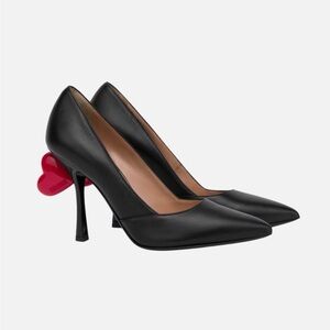 MOSCHINO Sweet Heart Embellished Pumps - Size 39 - NWB Unworn - FW2024
